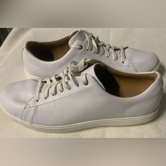 NWT Cole Haan W08780 Crosscourt Traveler Tennis Sneakers 9.5 B White Leather - Picture 10 of 14